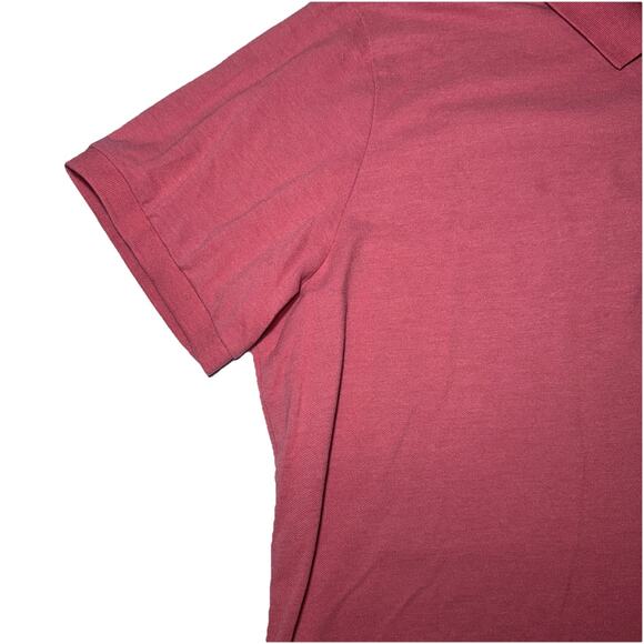 EDDIE BAUER 3XL TALL SHORT SLEEVE SALMON COLOR SHORT SLEEVE 2 BUTTON UP COLLARED - Picture 4 of 9